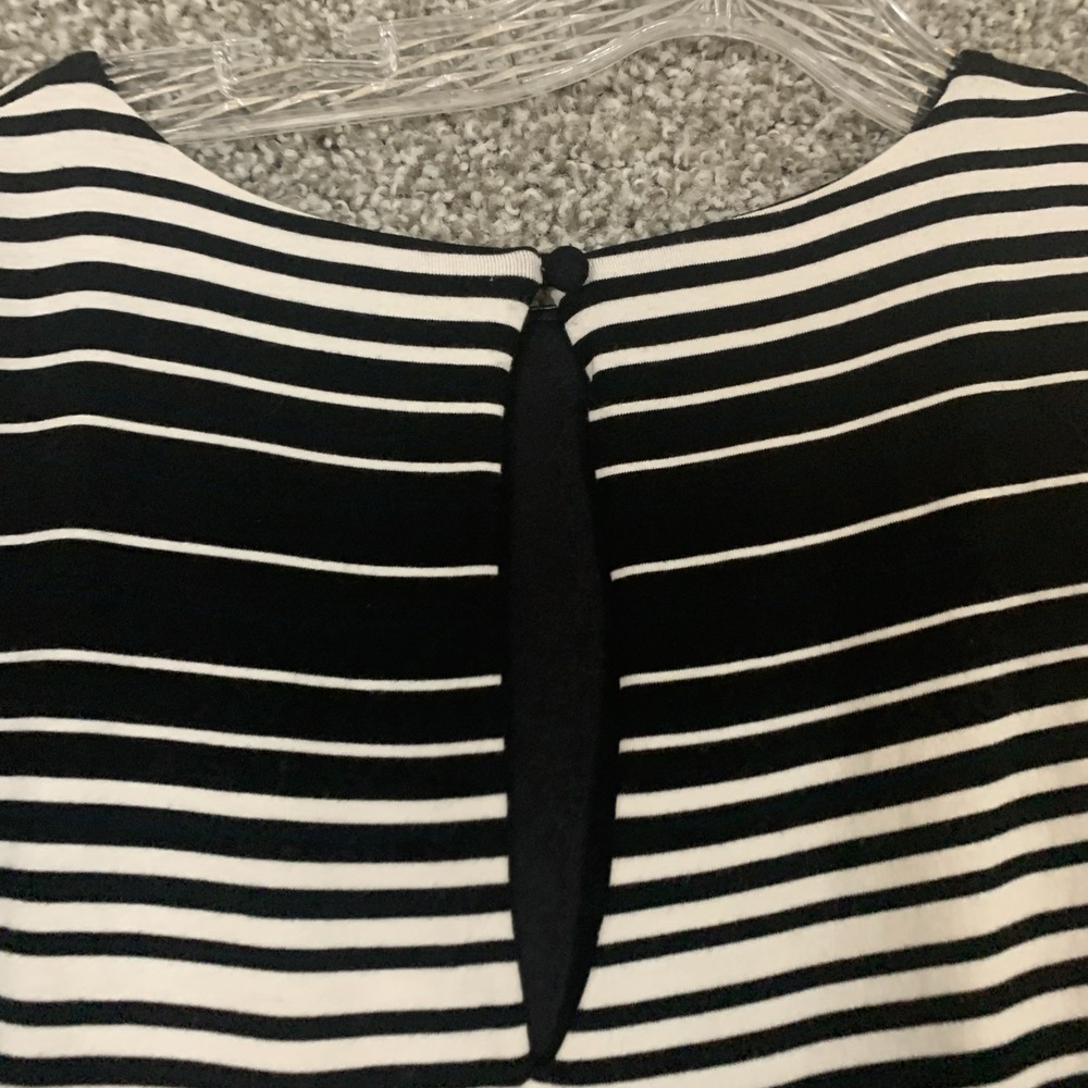 White House Black Market Dress Maxi Sz L Sleeveless Stretch Jersey Keyhole - Picture 6 of 9